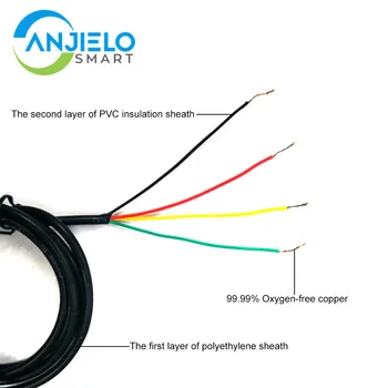 Anjielosmart 10M/20M/30M Video Verlengen Kabel 4X0.2Mm Vertind Koperdraad Voor video Intercom Systeem