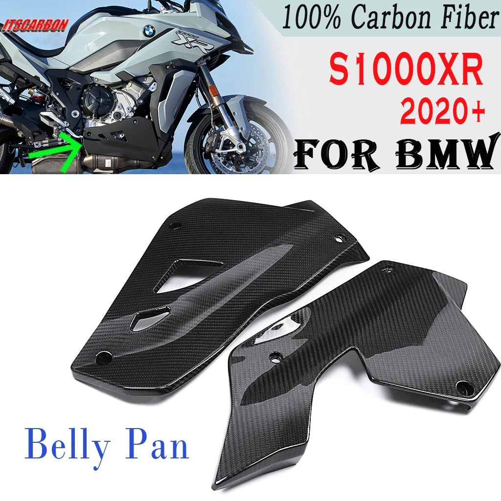 

Real Dry Carbon Fiber Belly Pan Side Panels Fairing Kits Motorcycle Accessories For BMW S1000XR S1000 XR S 1000XR 2021 2022 2023