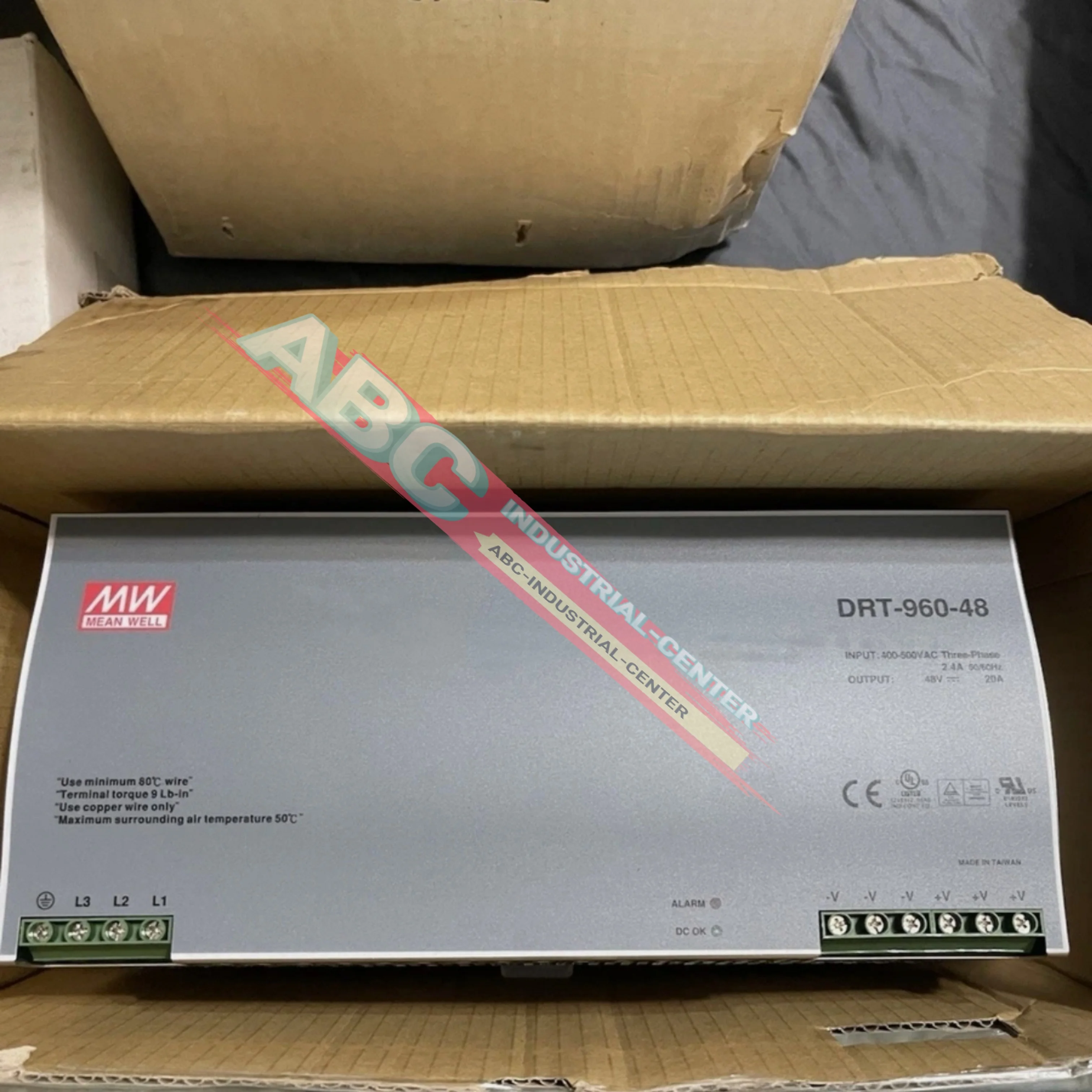 새로운 원본 DRT-960-24 |   24V DRT-960-48(두 번째) |   48V 스위치 전원 공급 장치