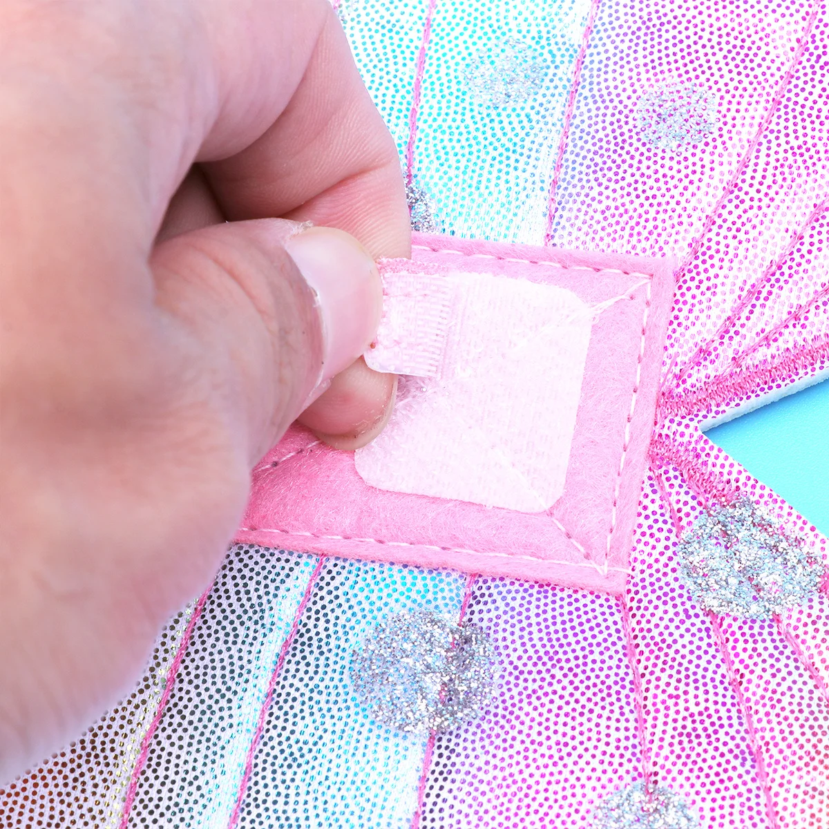 

Красочный имитационный детский костюм для выступлений, градиентный цвет, принадлежности для косплея, вечерние костюмы для девочек, Рождественская сцена