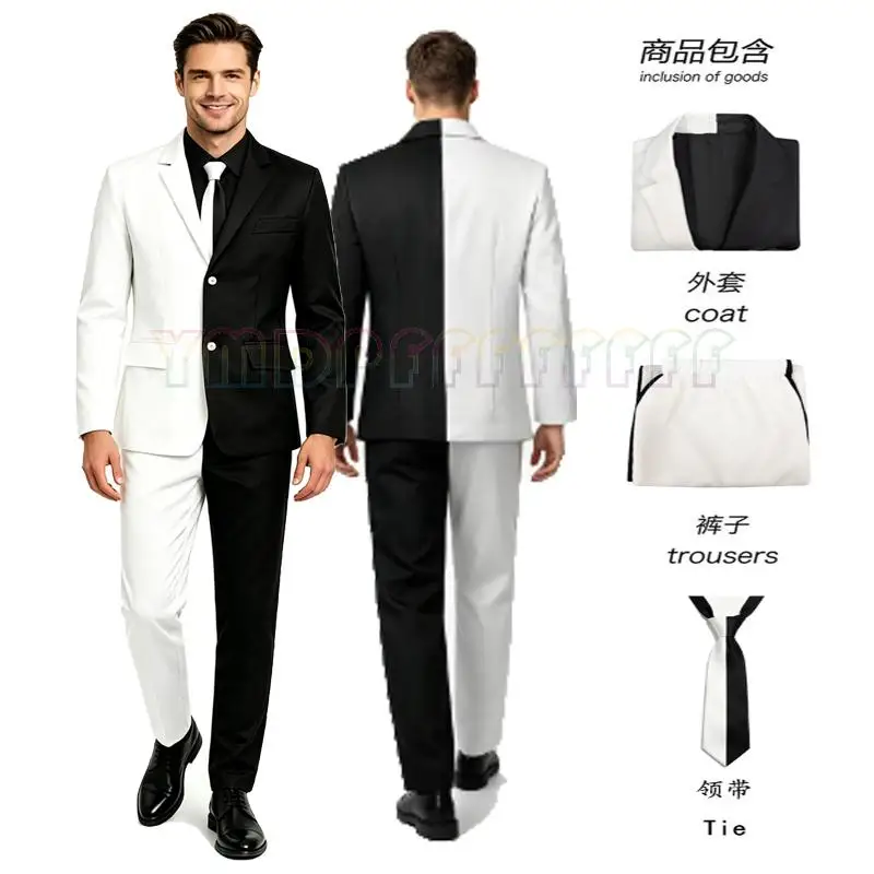 

Anime Harvey Dent cosplay set Halloween Easter cosplay gothic villain double-sided suit party dress up hot