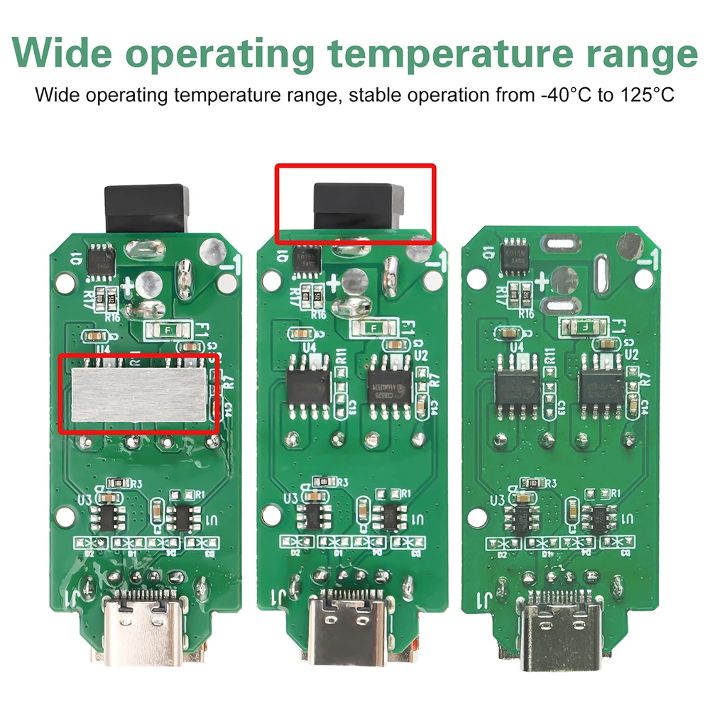

DC 9V-30V Step Down Charging Module USB A 30W+Type C 20W Buck Converter Support VOOC Dual Port Fast Charging Module