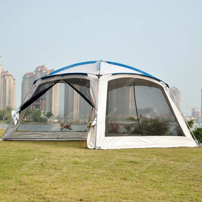 Outdoor Sun-shading Tent Fishing Pergola Camping Self-driving Barbecue Awning Beach Multiplayer Leisure Party Awning Shelter 1PC