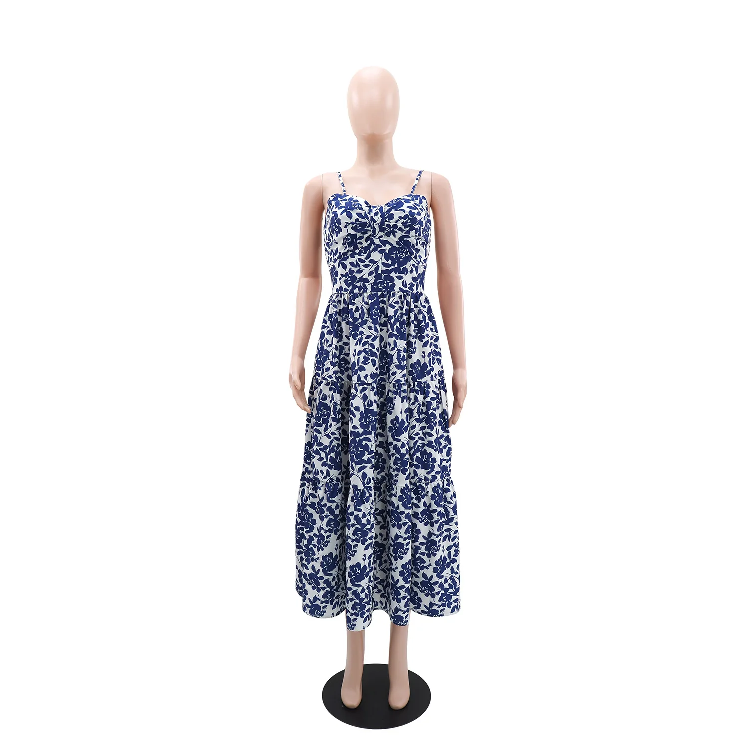 Vestido estilingue feminino vestidos longos impressão praia vestidos streetwear decote em v sem mangas elegante casamento y2k festa noite sexy 2025