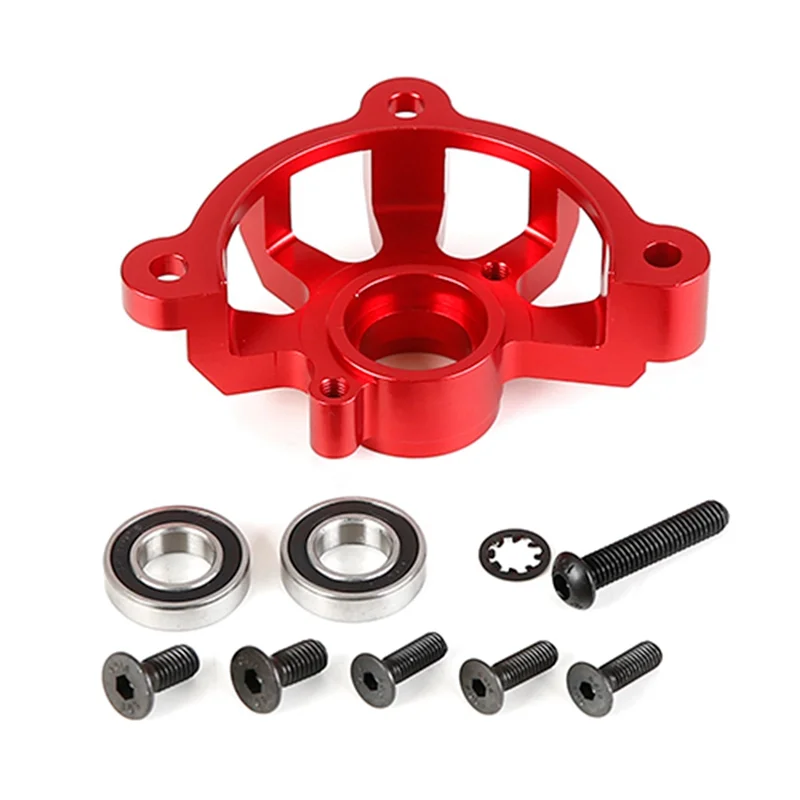 CNC Metal Clutch Tripod Metal Clutch Bell Mount for Rc Car 1/5 HPI ROFUN BAHA KM Rovan Baja 5B 5T 5Sc Toys Parts,Red