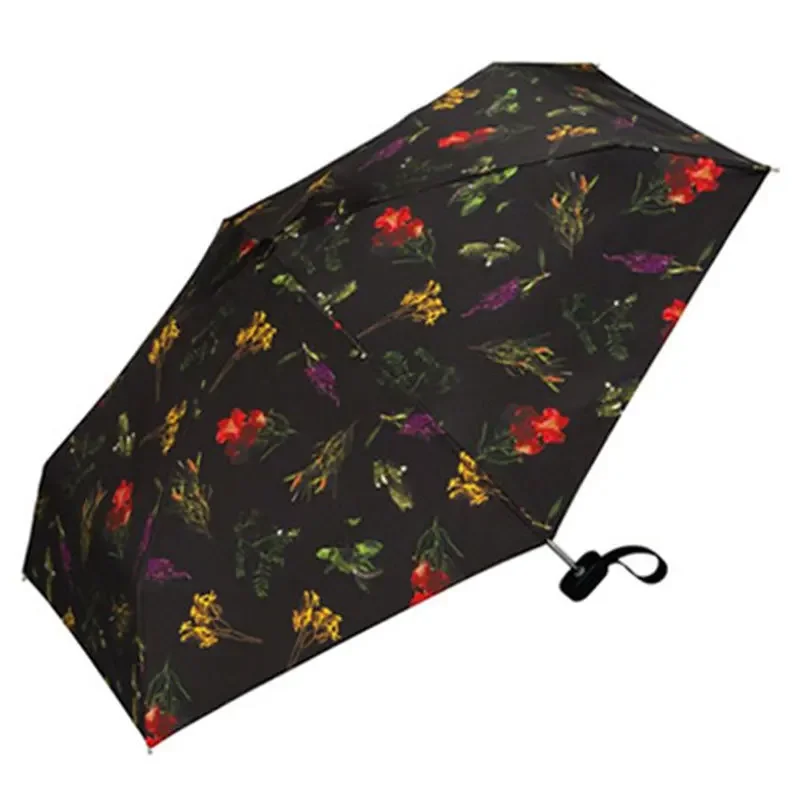 

Flower umbrella, vinyl ultra-light mini, small weather and rain, sun protection umbrella