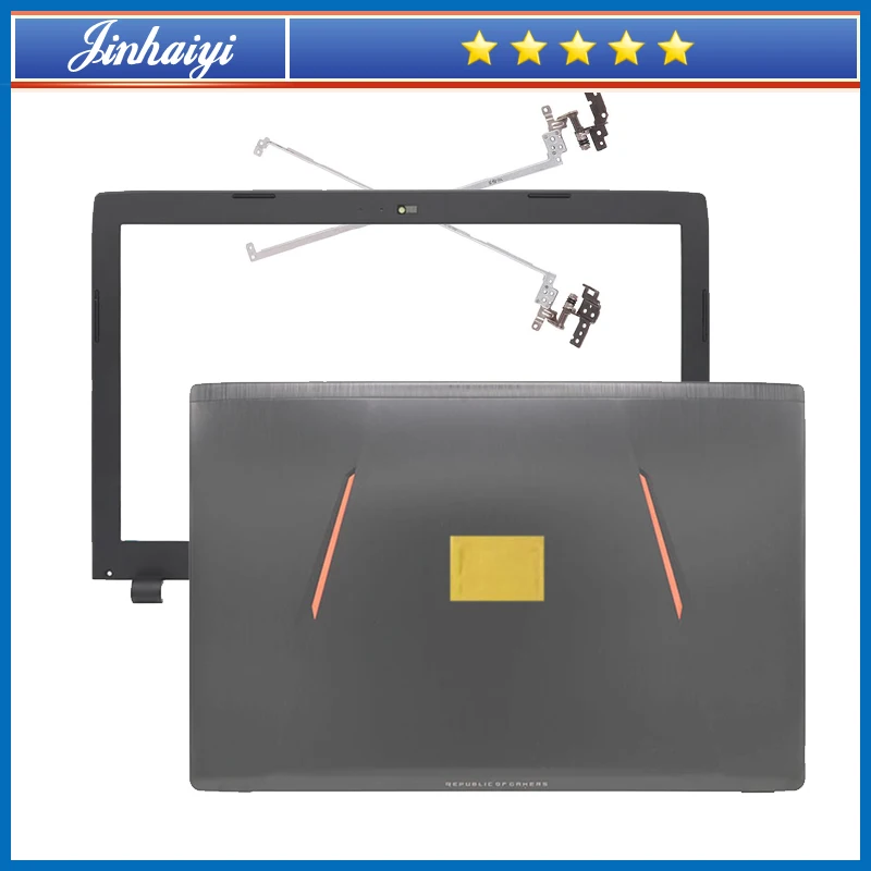 Imagem -01 - Laptop Lcd Top Cover Screen Back Case Moldura Frontal Frame Dobradiça Dobradiça Asus Zx53vd Gl553v Fz53v Fx53v laptop lcd top cover screen back case moldura frontal frame dobradica dobradica asus zx53vd gl553v fz53v fx53v 01