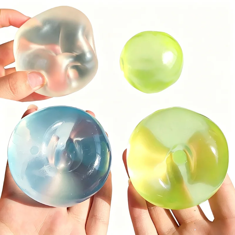 Bola Antiestresse de Vaselina com Óleo de Coco Knead Lotto Bright, Moldável e com Sensação Agradável, Brinquedo Sensorial Antiestresse, Presente