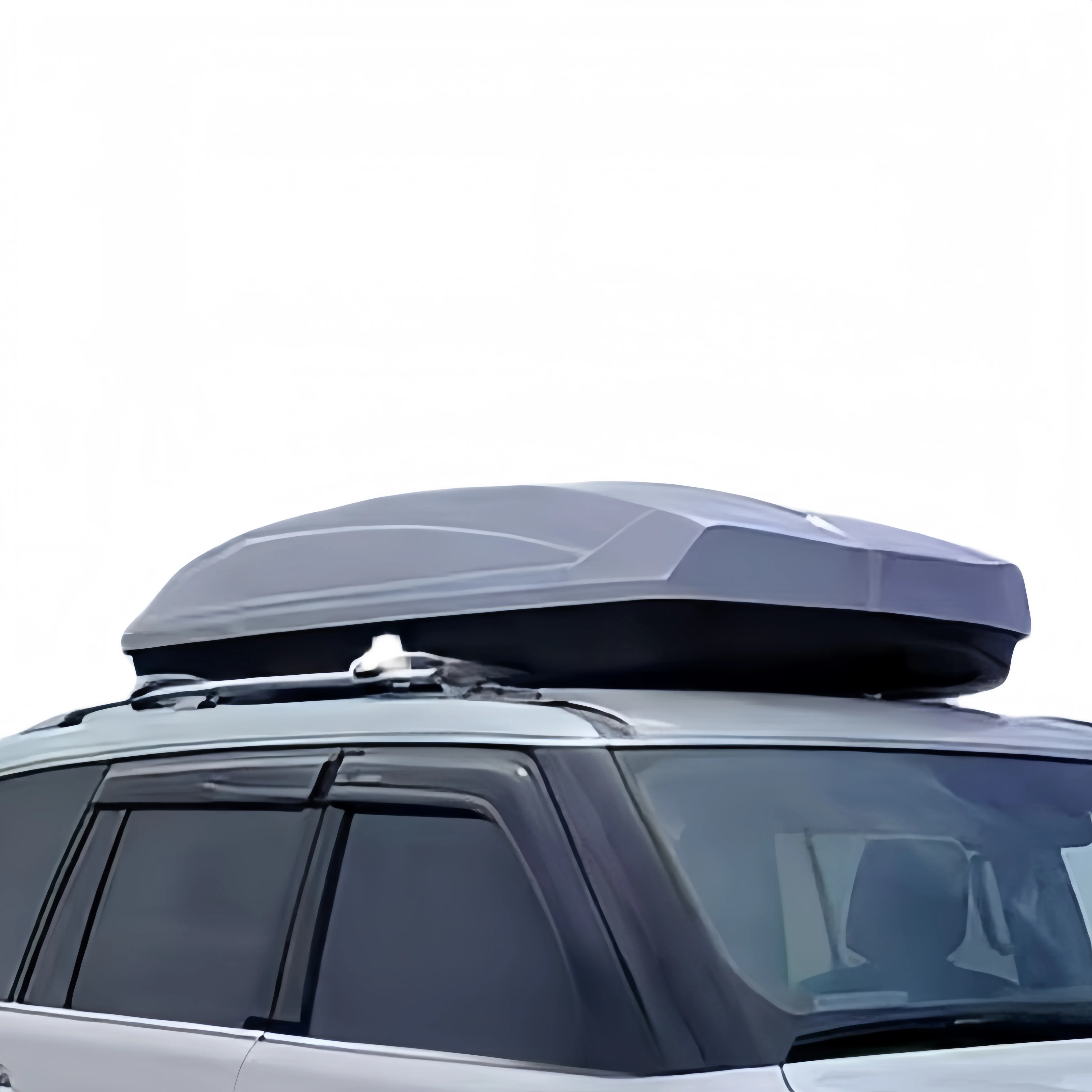 850L Large Capacity Auto Luggage Roof Box ABS Waterproof White Camping Roof Cargo Rack Cargo Carrier