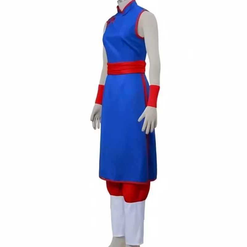 Dragon Ball ChpiercCosplay Costume pour femme, chemise Anime bleue, accessoires d'uniforme, Cheongsam, robe de chemise, ensemble de fête d'Halloween, nouveau