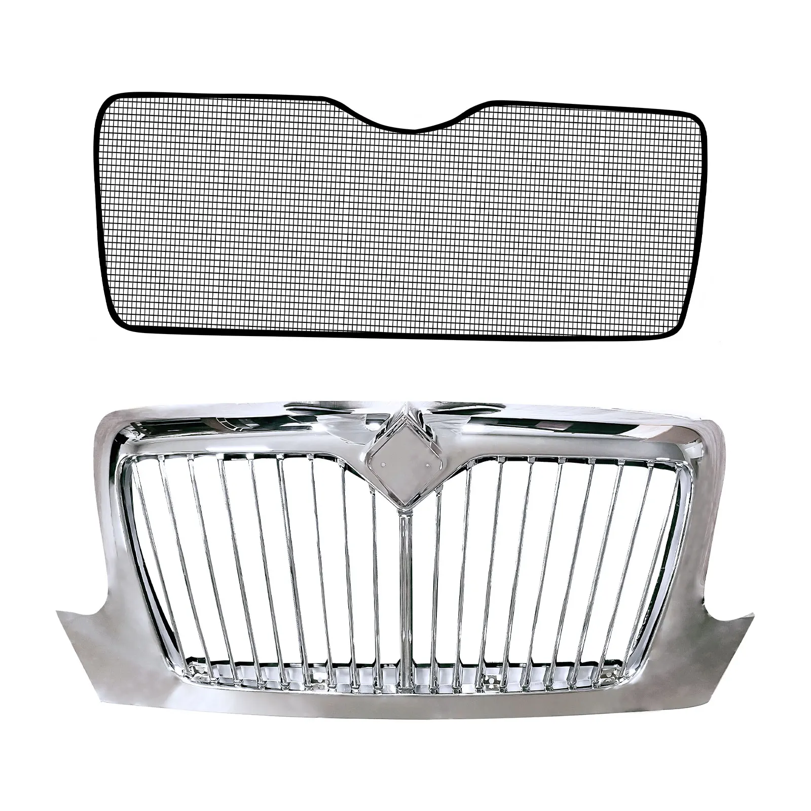 Direct Wholesale Sale of Chrome Car Grill Fits 2002-2019 International Durastar 4100 4200 4300 4400 Modelscustom