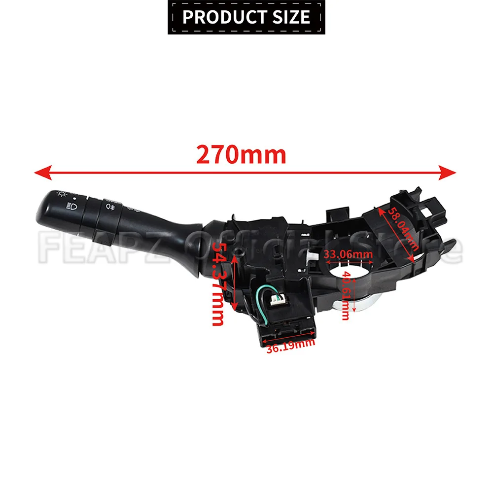 مؤشر مفتاح الإضاءة ساق 6253A0 لبيجو 107 سيتروين C1 تويوتا Aygo Mk1 05-14 بدوره مصباح إشارة التبديل استبدال أجزاء