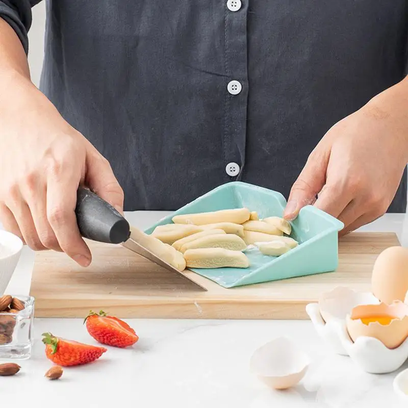 Raschietto per farina ciotola in acciaio inossidabile raschietto per pasticceria multiuso taglierina per alimenti da cucina taglierina da banco raschietto per pasta da cucina con