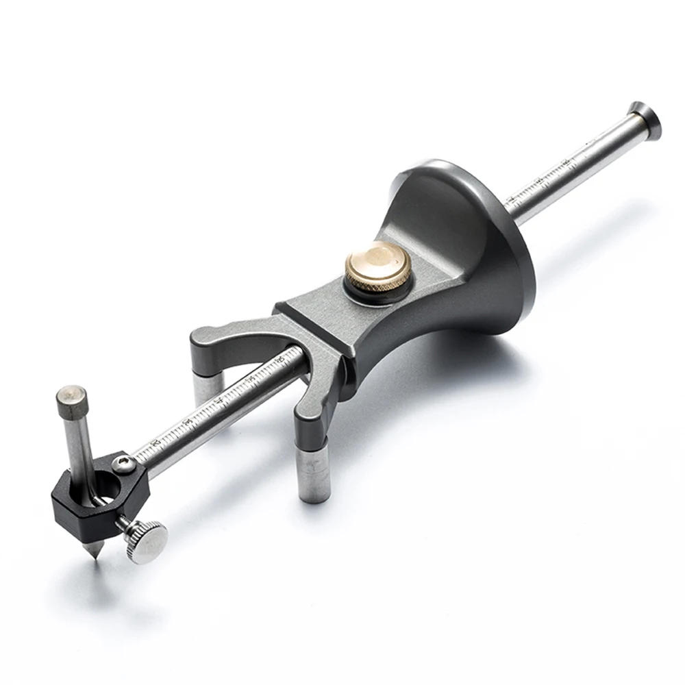 Multifunctionele houtbewerking lineaire boog Dual-Purpose Scribe Tool Parallelle lijntekening DIY houtbewerkingsgereedschap