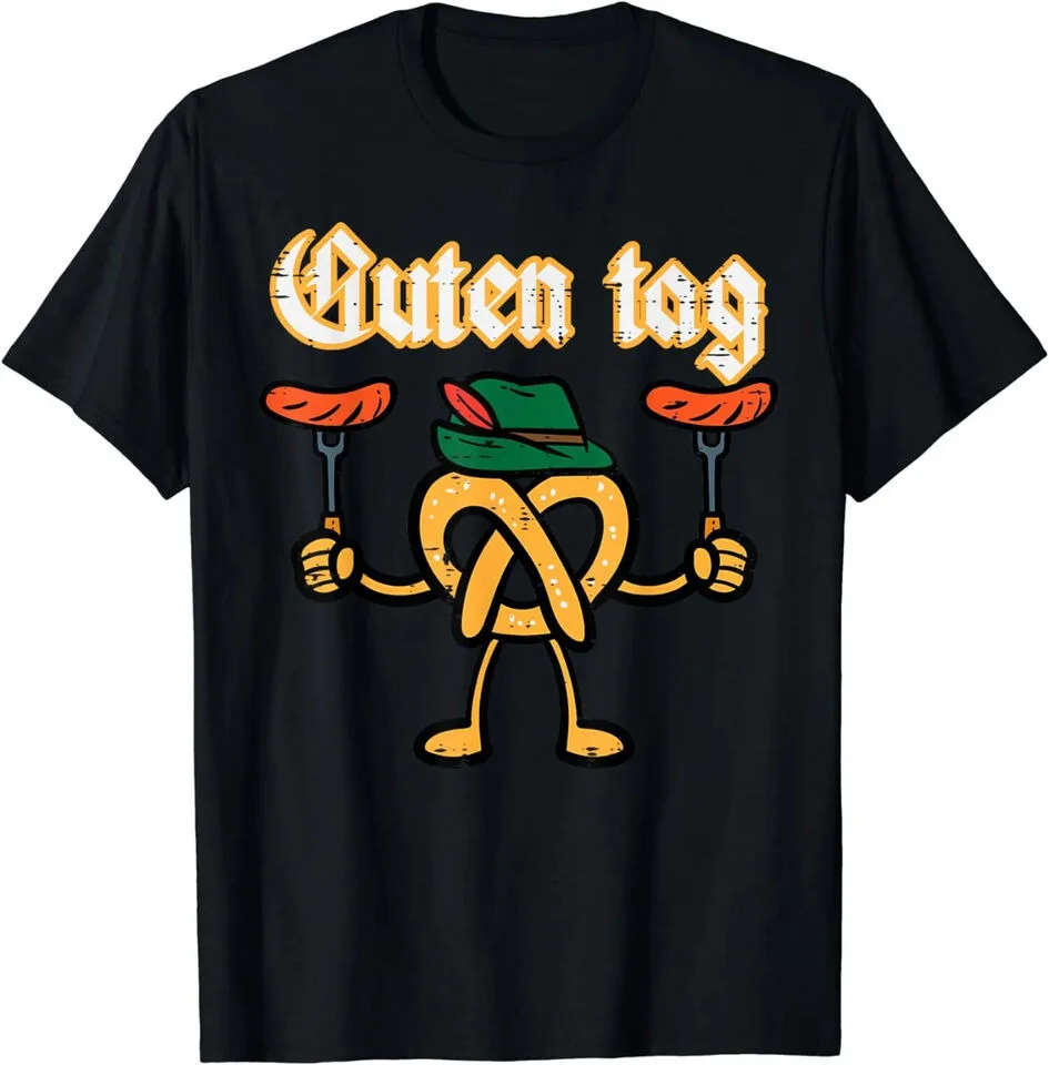 Guten Tag Oktoberfest Pretzel German T-Shirt