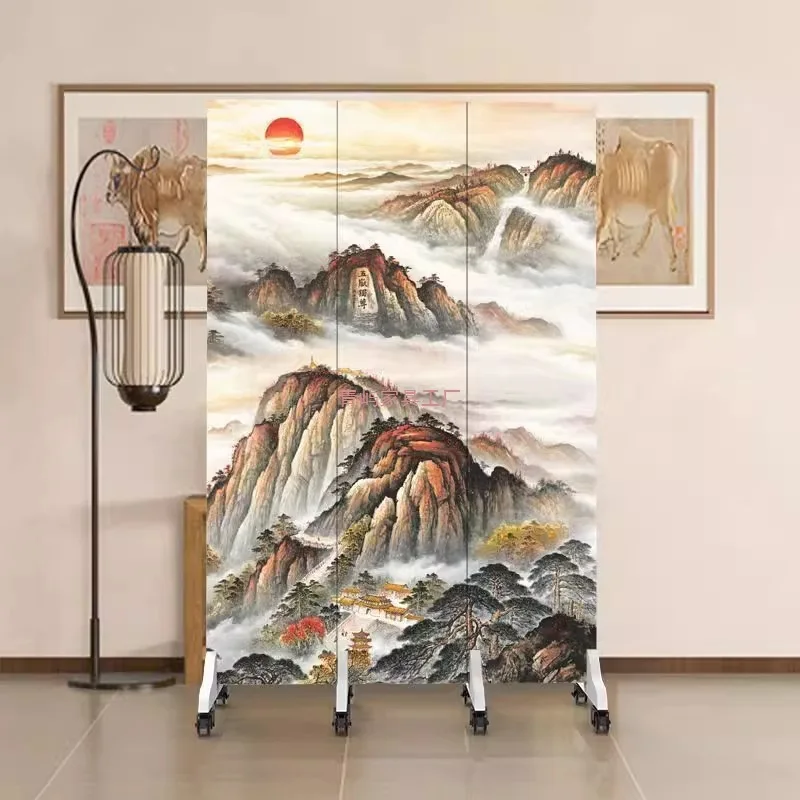New Chinese screen anti-penetration partition living room bedroom household