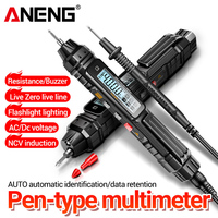 A3005/A3006 Pro Digital Multimeter Pen Flashlight Lighting Automatic Tester Intelligent Multimeter Pen OHM Voltage Meter