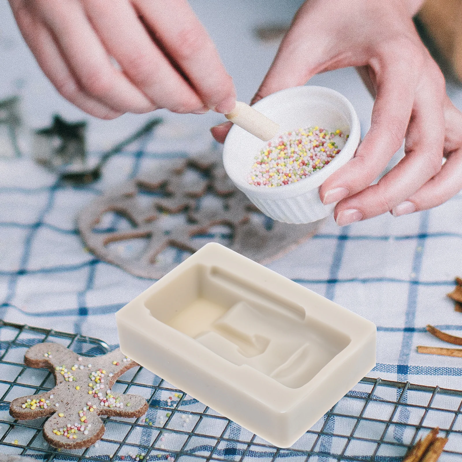 

Chocolate Mold Making Molds Statue Melting Silicone Tool Pudding Jelly Baking Candy