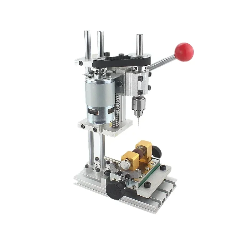 

Pearl table drill drilling machine, small electric household jade, mini woodworking special frameless glasses, 8mm single hole H