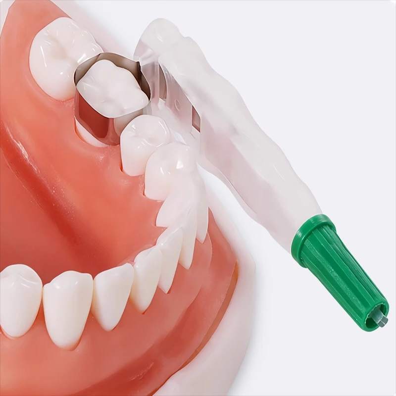 Dental Matrix Bands Pre Formed Sectional Matrix System Roll Type Matrix Bands Retainer 180° Adjustable Dental Crown Materials