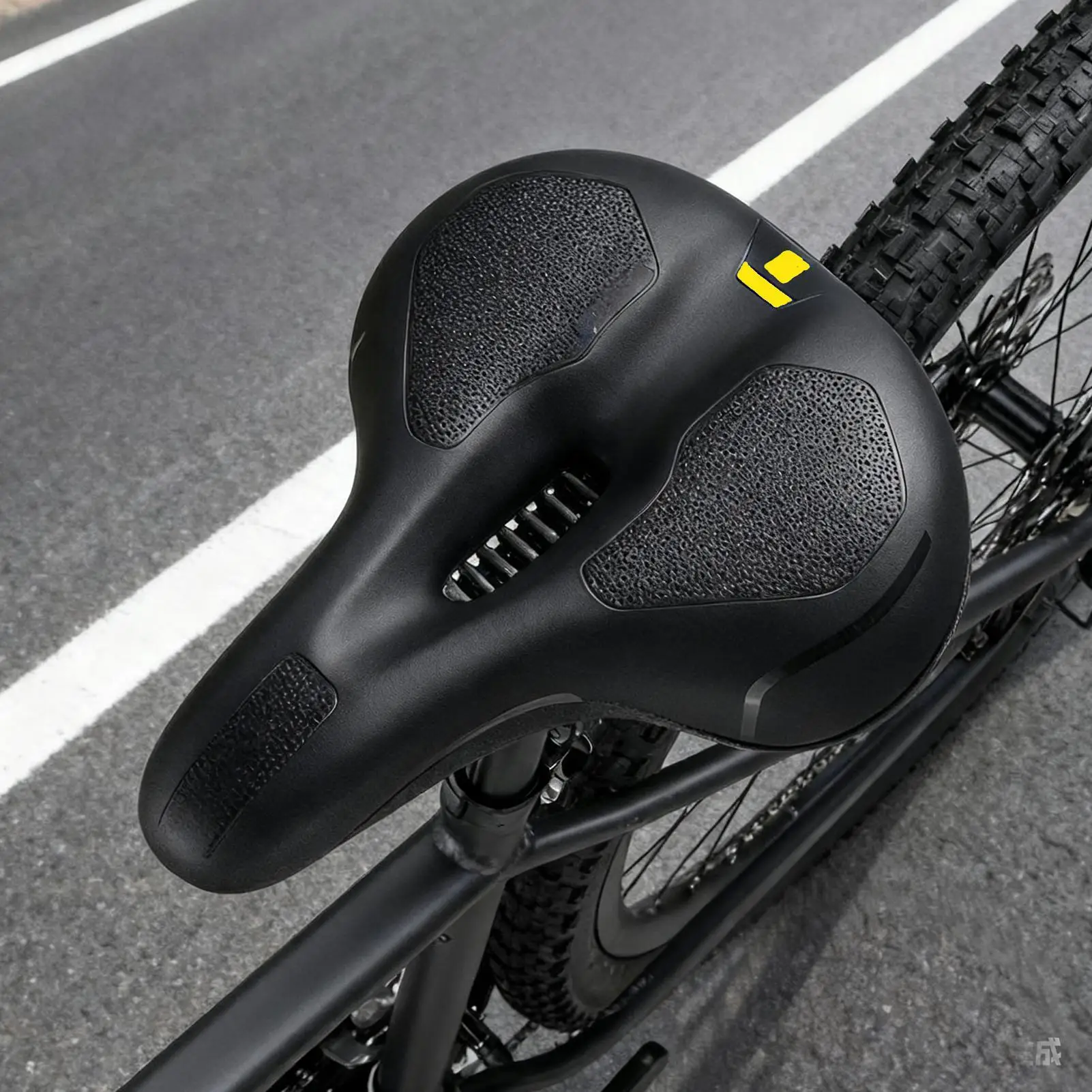 

Удобное велосипедное сиденье, двойная амортизирующая подушка, велосипедные сиденья из пены с эффектом памяти для мужчин, для езды на горном дороге, велоспорта