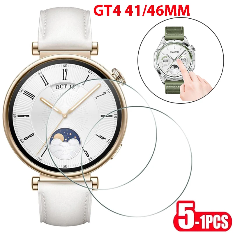 Tempered Glass For Huawei Watch GT 4 46mm 41mm Films Anti-Scratch Screen Protector For Huawei GT4 41 46mm Protective Cover Film