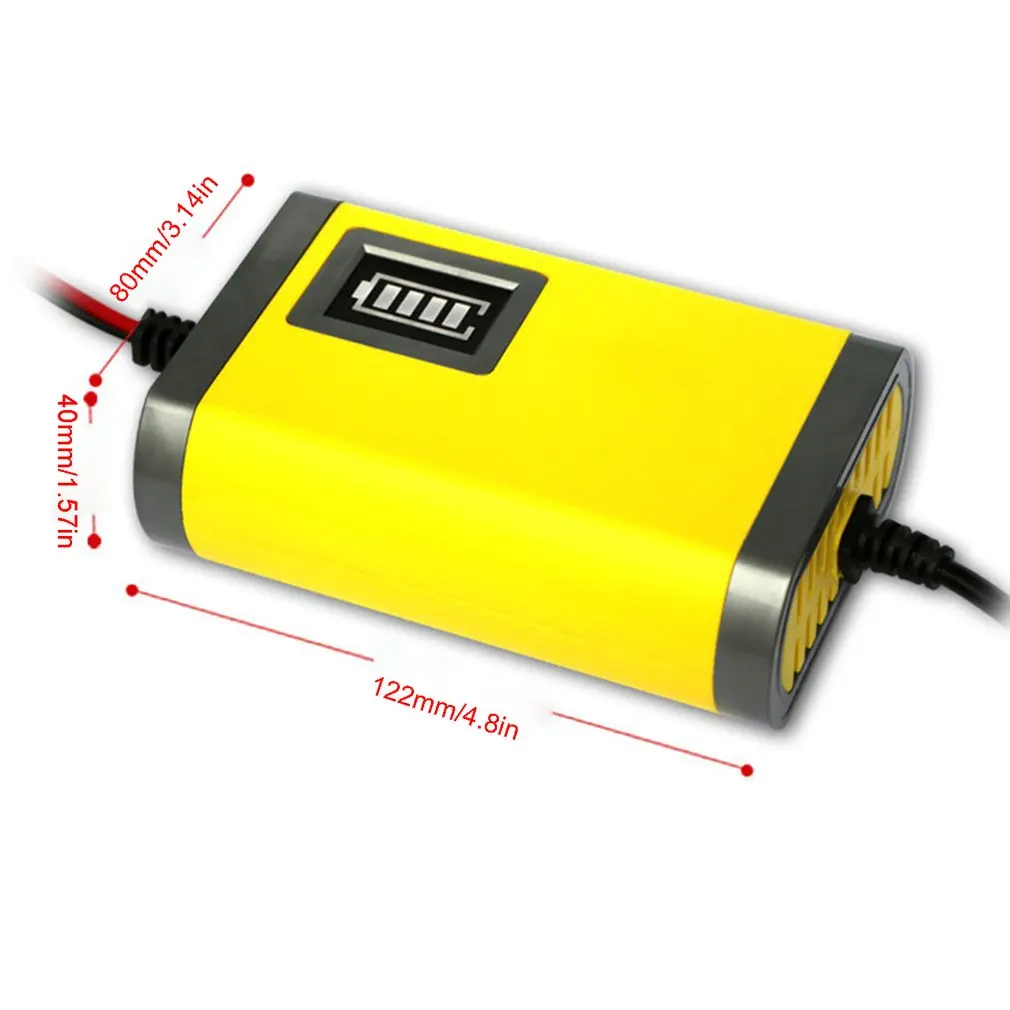 12V LED Motor Car Battery Charger Full Smart Maintainer Trickle for Auto Car Motorcycle Charger Car Accessories