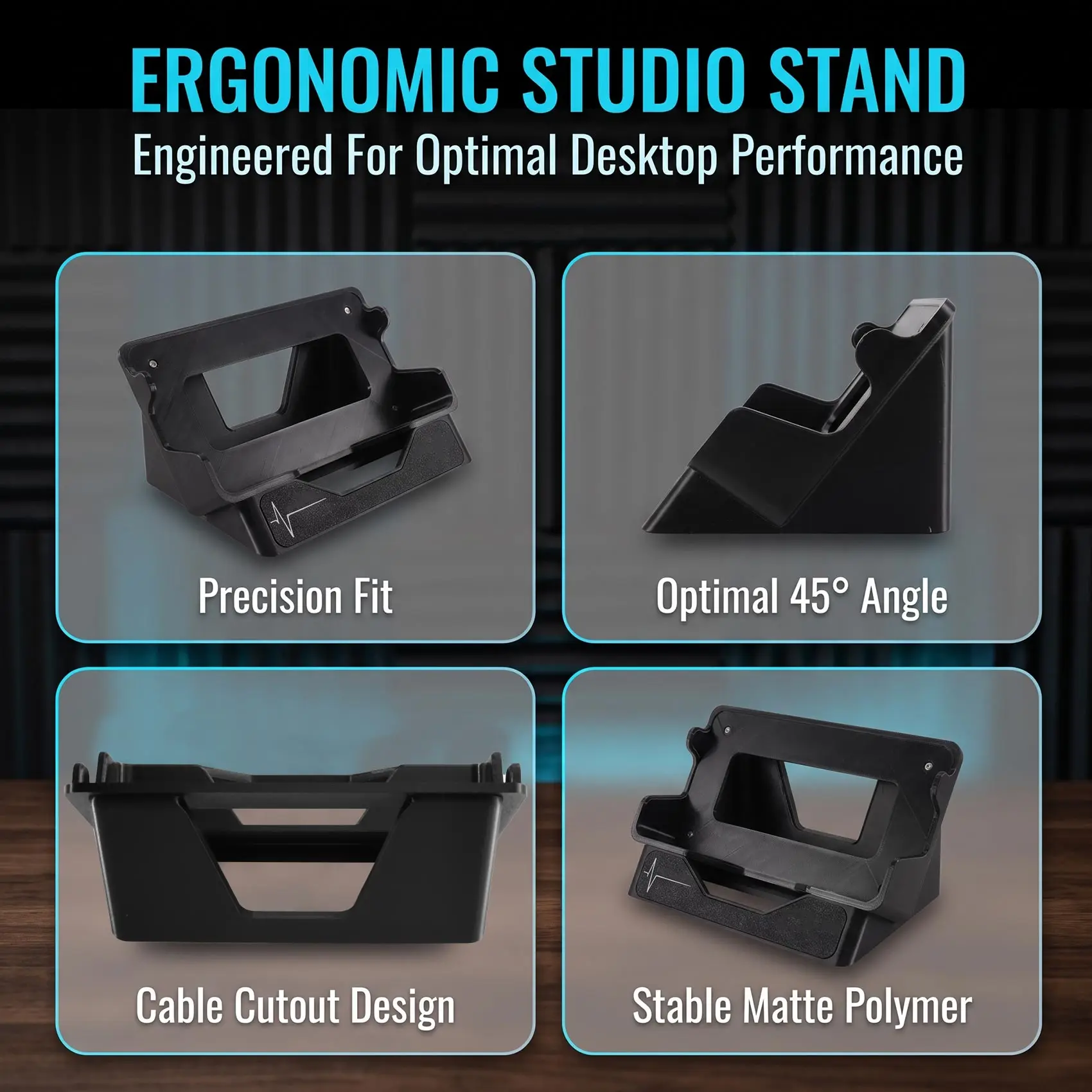 Ergonomic Desktop Tilt Stand For Neural DSP Quad Cortex Mini Guitar Multi-Effects Processor Holder