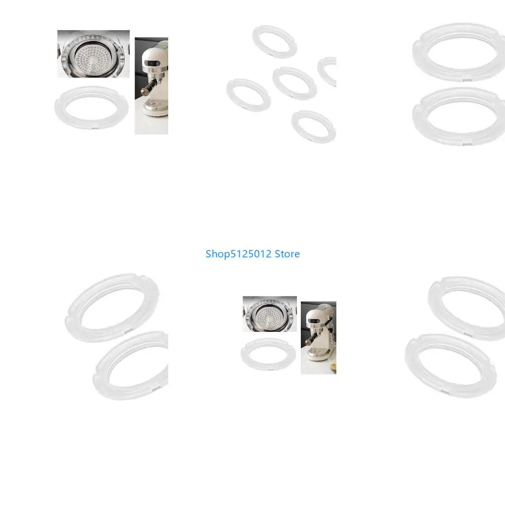 G8TC Silicone Sealing Gasket Brew Seal Heat Resistant Silicone Gasket Espresso Machine Part Suitable for 58mm Coffee Machines