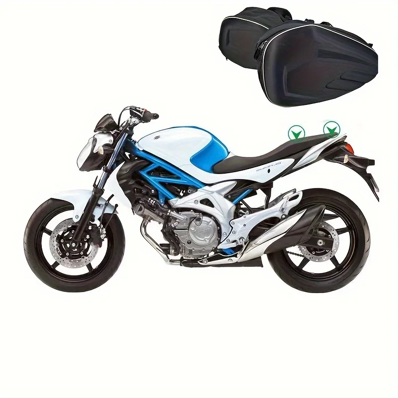 

Multifunctional Motorcycle Saddle Bag Dual Side Helmet Storage Pack Outdoor Travel Riding Luggage Side Bags