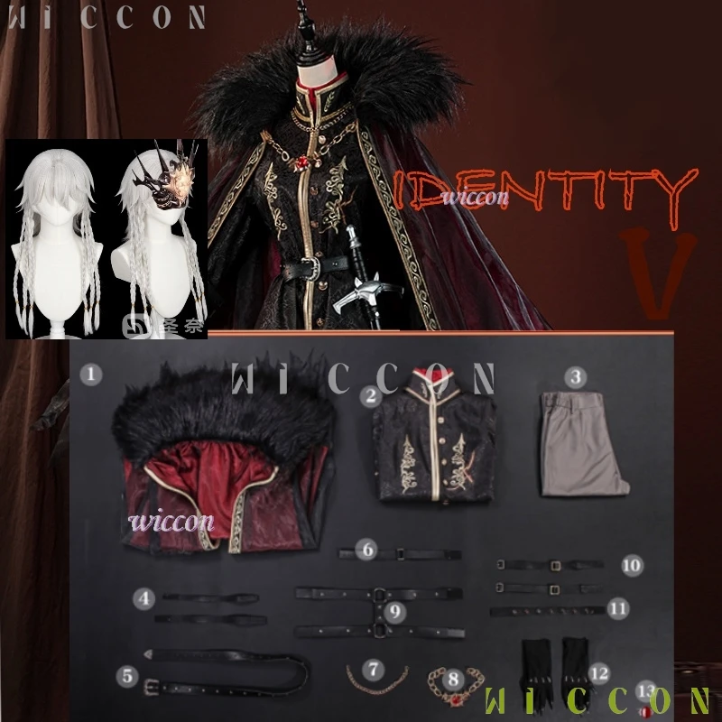 Identity V Game One Character Regulator Morningstar Ithaqua Cosplay Costume With Hair And Shoes And Full Suit About The Clothes
