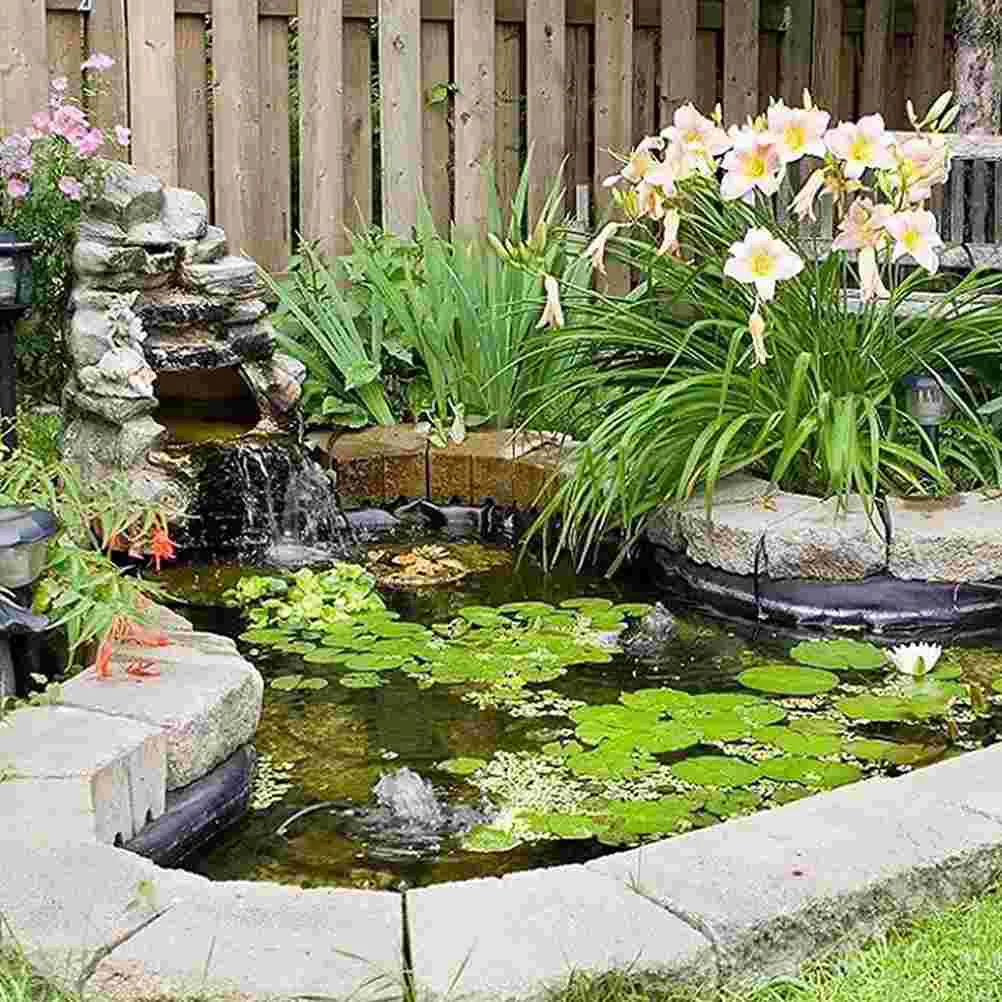 

Pond Anti-seepage Membrane Water Feature Liner Liners for Outdoor Ponds 25x30 Lining Cutting to Size Insert Hdpe Feet Backyard