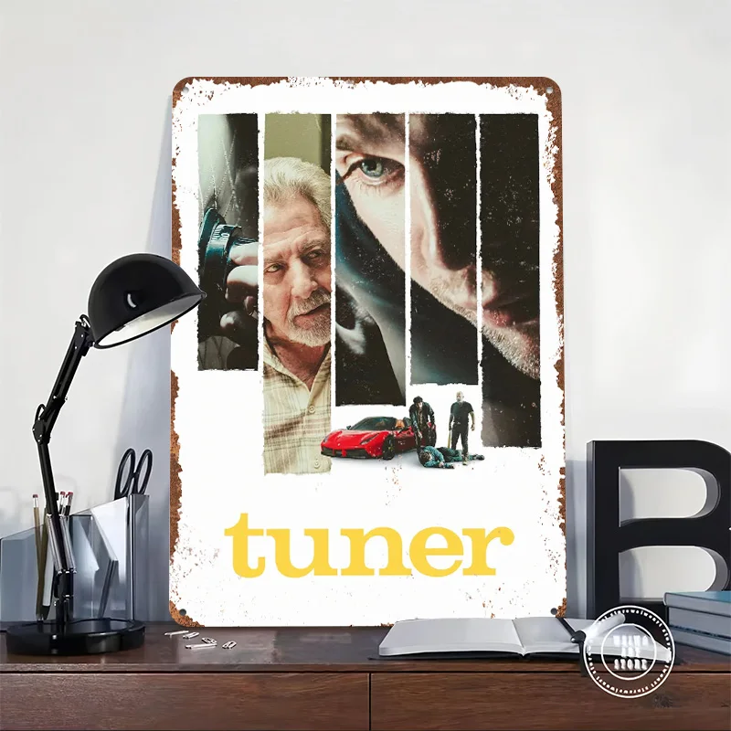 Tuner Movie Personalized 3D Textured Metal Poster Wall Art Tinplate Sign for Decoration Living Room Ornaments Setup Decorations