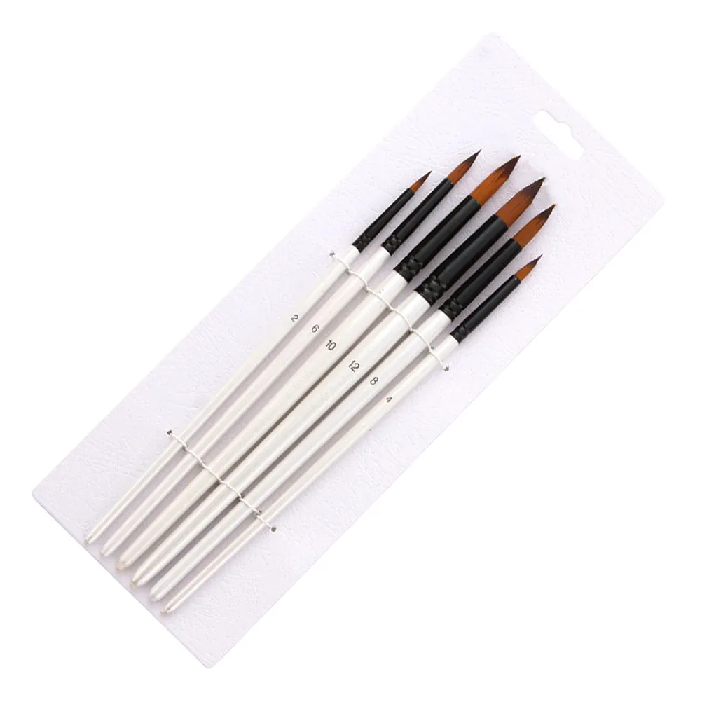 conjunto-de-6-pinceis-de-desenho-com-filamentos-de-nylon-cabo-macio-alta-absorcao-de-Agua-desempenho-suave-perfeito-para-guache-e-aquarela