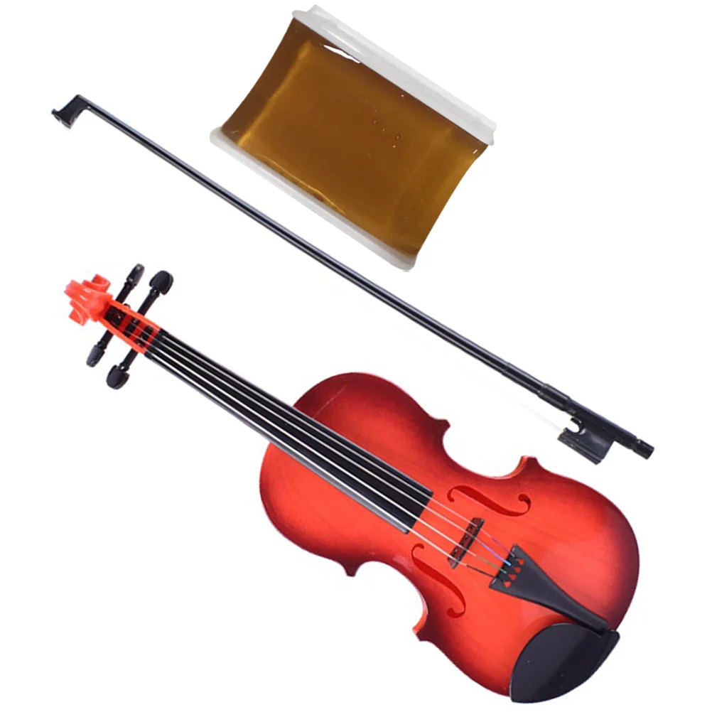 

Music Enlightenment Toy Performance Violin Adornment Kids Plastic Photo Prop Plaything Children Instrument Delicate