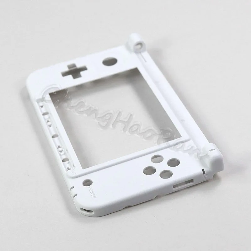 ChengHaoRan 1 قطعة ل 3DSXL LL Shell C-frame إطار شاشة LCD إطار جديد أبيض وأسود اللون