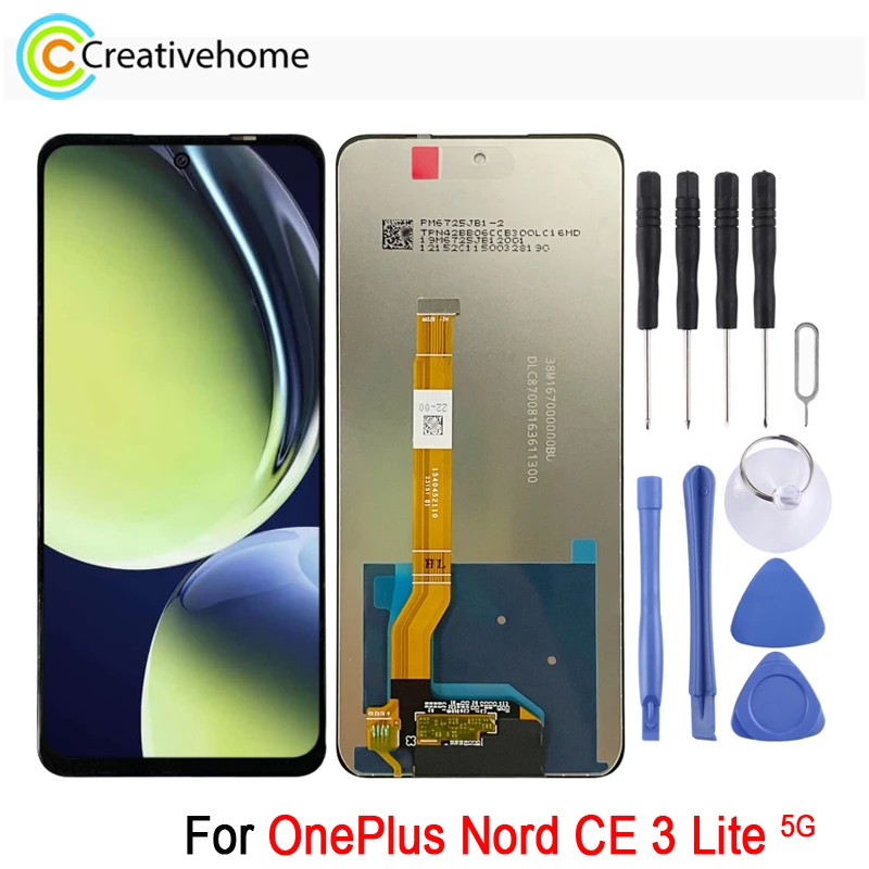 

6.72-inch LCD Screen For OnePlus Nord CE 3 Lite 5G LCD Display Digitizer Full Assembly Repair Spare Part