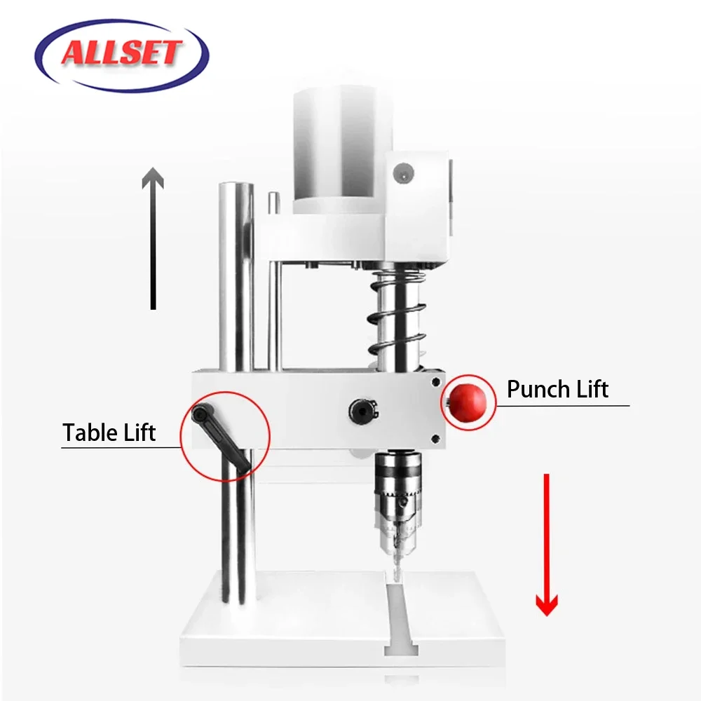 Mini precyzyjna wiertarka do koralików aluminiowych ze stali nierdzewnej DIY B10/B12/JT0/ER11/ER16 uchwyt wiertarski stołowy do obróbki drewna