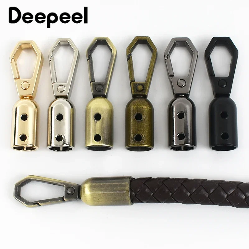 

4/10Pcs Deepeel 8.6*46mm Metal Bag Buckles Handbag Strap Hook Tassel Screw Stopper Cord Clasp Connector Hanger DIY Accessories