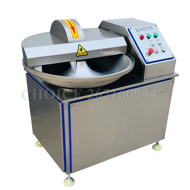 Commercial 20L 40L 80L125L Big Capacity Vegetable Meat Bowl Cutter Chopper Grinder Mixer Machine