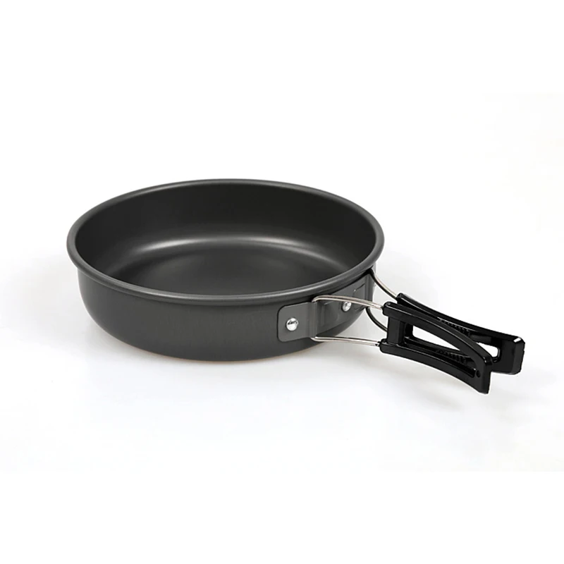 Non-stick Travel Aluminum Alloy Portable Outdoor Camping Cooking Picnic Hiking Cookware Kitchen Utensil Frying Pan