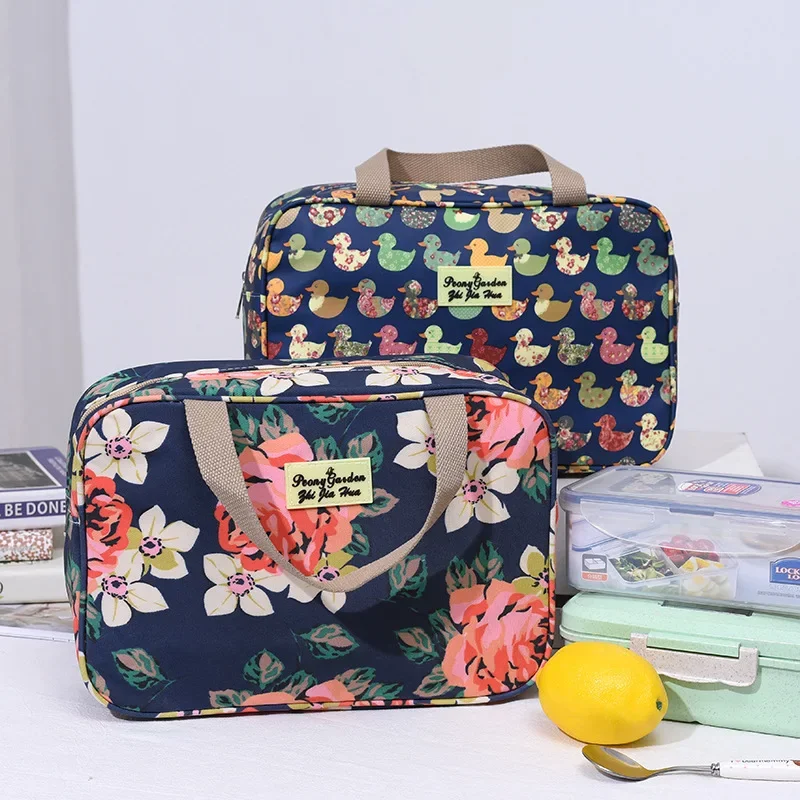 Makeup Case Women Wash Travel Large-capacity Portable Storage Bag Female Floral Print Cosmetic Bags Makeup Bags Neceser Mujer