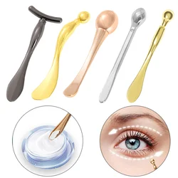 1PC Mini Metal Eye Cream Applicator Eye Cream Mixing Spatula Spoon Face Lifting Massage Facial Massager Thin Face Magic Stick