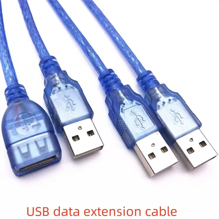 

1PCS Pure copper USB data extension cable male to female male to male, computer U disk keyboard mouse printing extended cable
