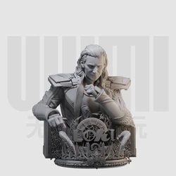 1/10  bust 409 resin white model GK figure model