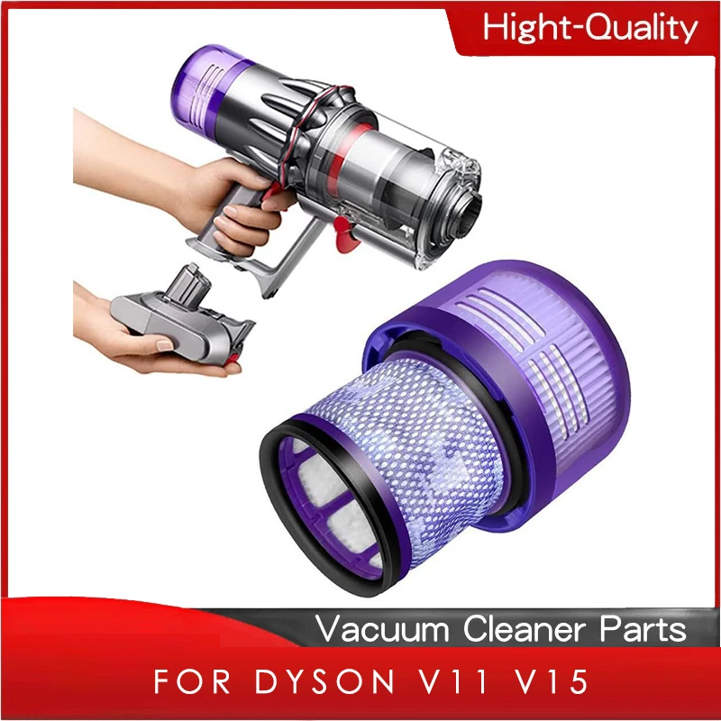 HEPA Filter Replacement Parts For Dyson V11 Torque Drive V11 Animal V15 Detect SV14 Cordless Vacuum Compare to Part 970013-02