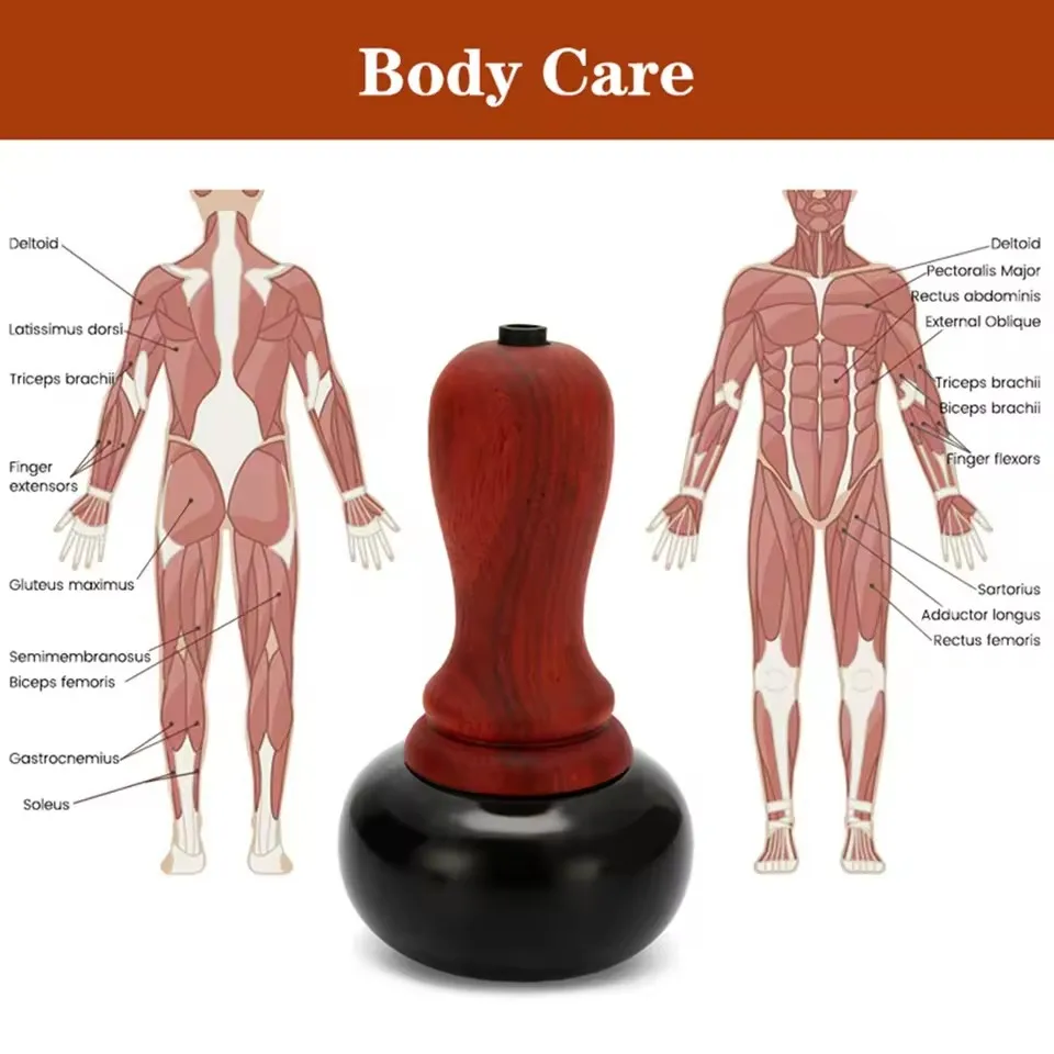 핫 스톤 전기 괄사 마사지기 천연석 바늘 피부 스크래핑 등 목 얼굴 마사지 근육 이완 피부 리프팅 케어 스파