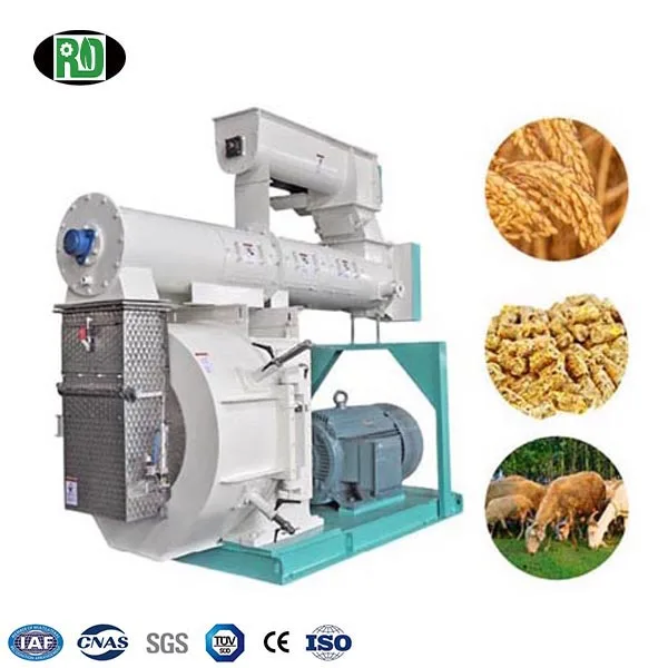 Electric Poultry Chicken Feeds Grass Pellet Making Machine Cattle Pelletizer Machine Pellet Machine