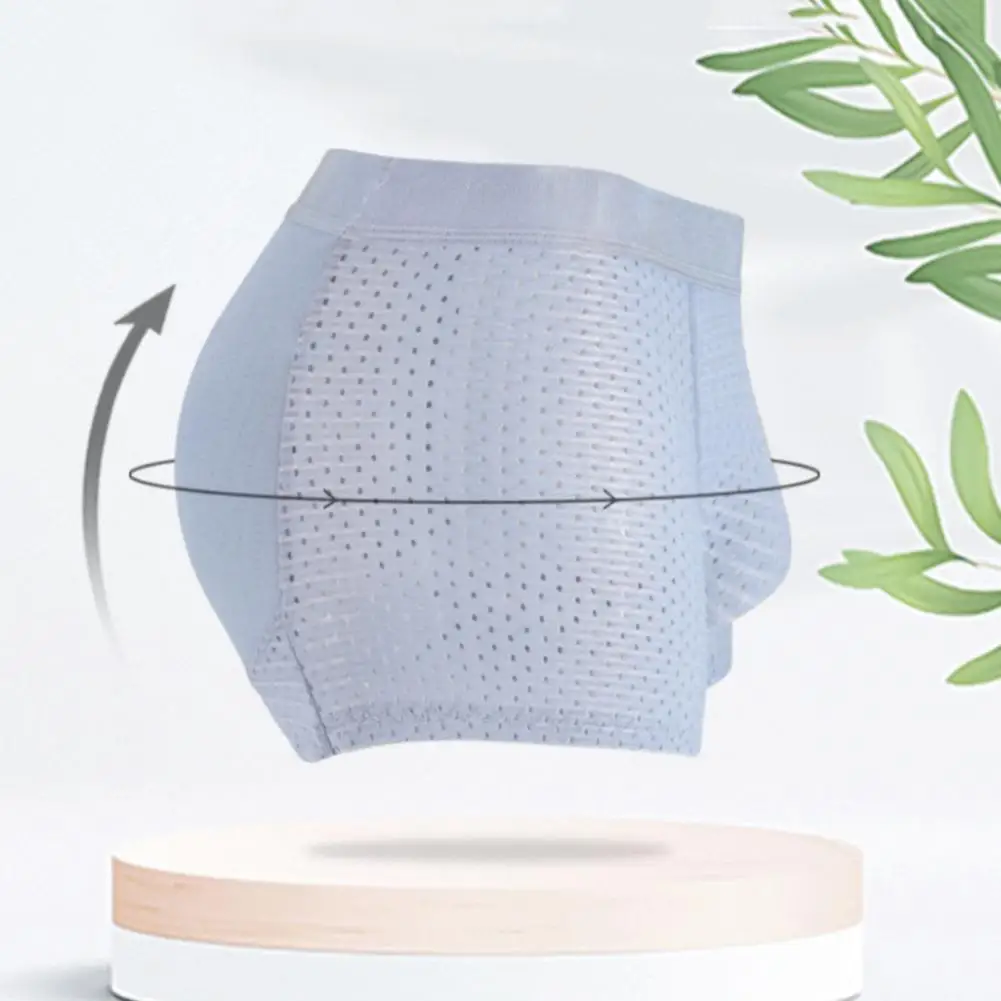 

Мужские улучшающие боксеры с мягкой подкладкой, боксеры для мужчин, дышащие сетчатые шорты с искусственными ягодицами, нижнее белье с подтяжкой ягодиц для улучшенных изгибов