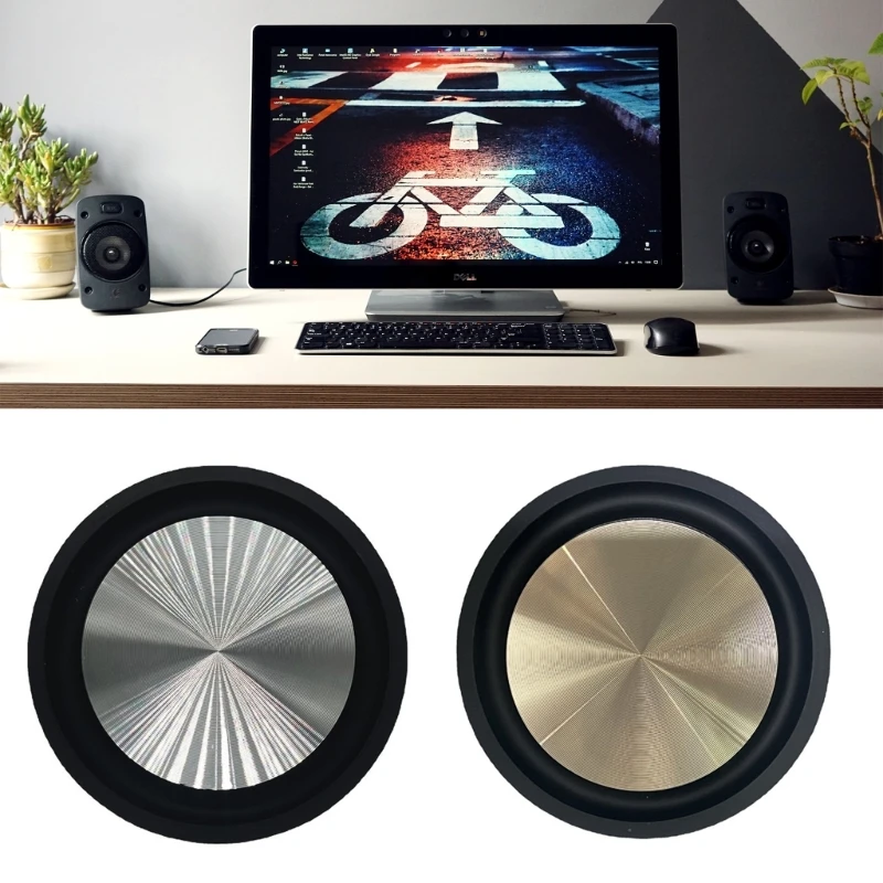 90mm Speaker Diaphragm Bass Radiators Subwoofer Accessories for DIY Home Theater Speaker Passive Radiator Replacement